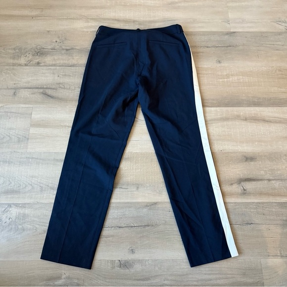 Vince navy blue wool ankle trouser pants with white stripes - size 6 (Small) - Picture 6 of 6